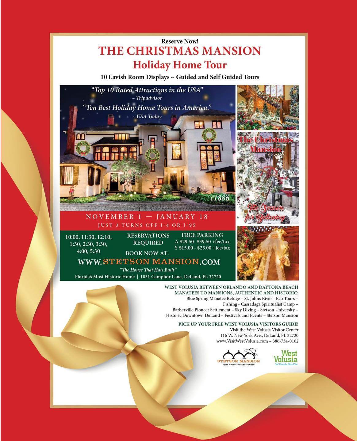 Christmas Mansion Holiday Home Tour 2025