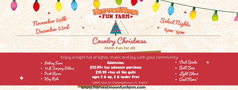 HarvestMoon Fun Farm Christmas Celebration