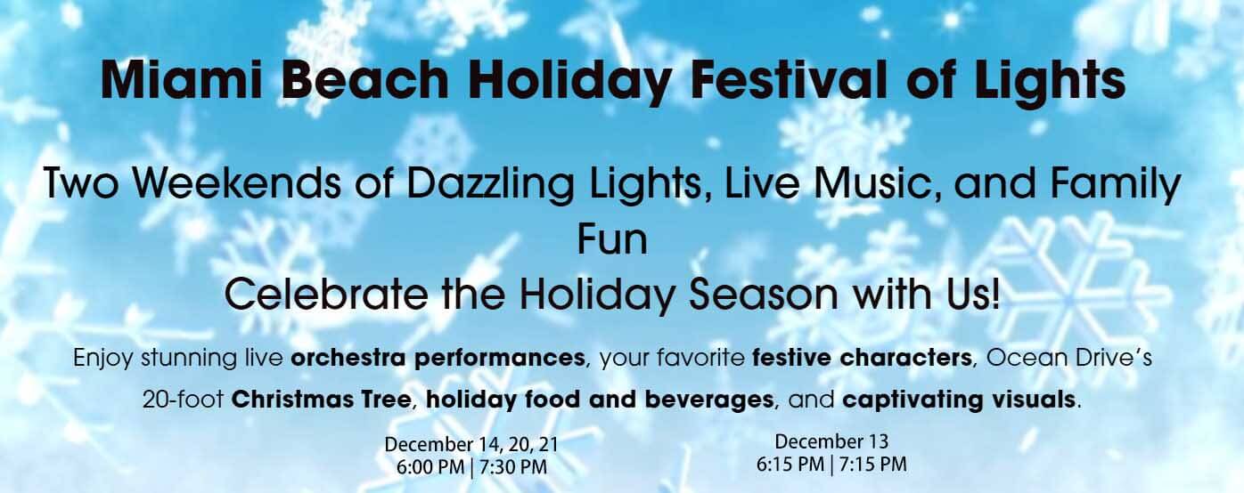 Miami Beach Holiday Festival of Lights
